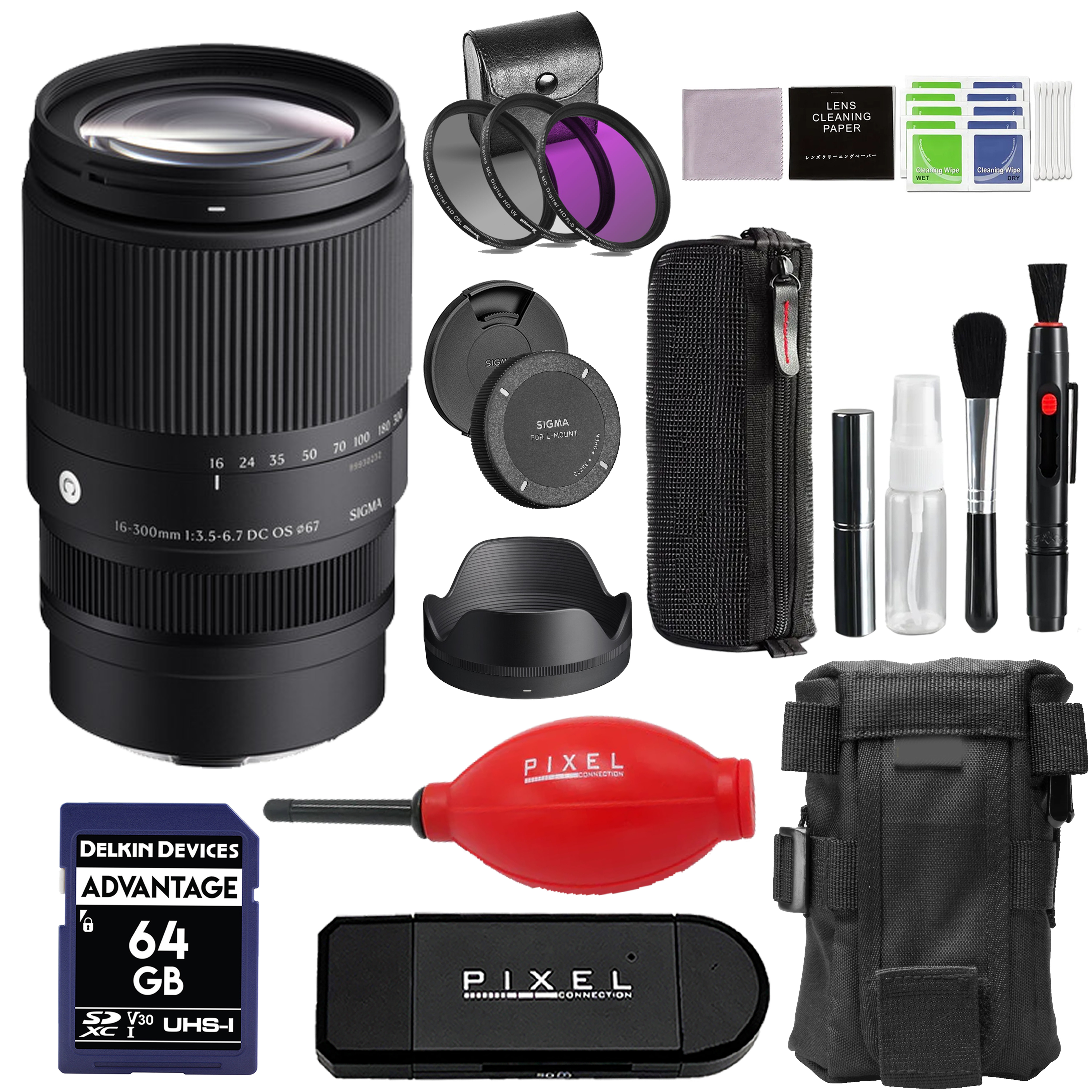 Sigma 16-300mm f/3.5-6.7 DC OS Contemporary Lens for L Mount w