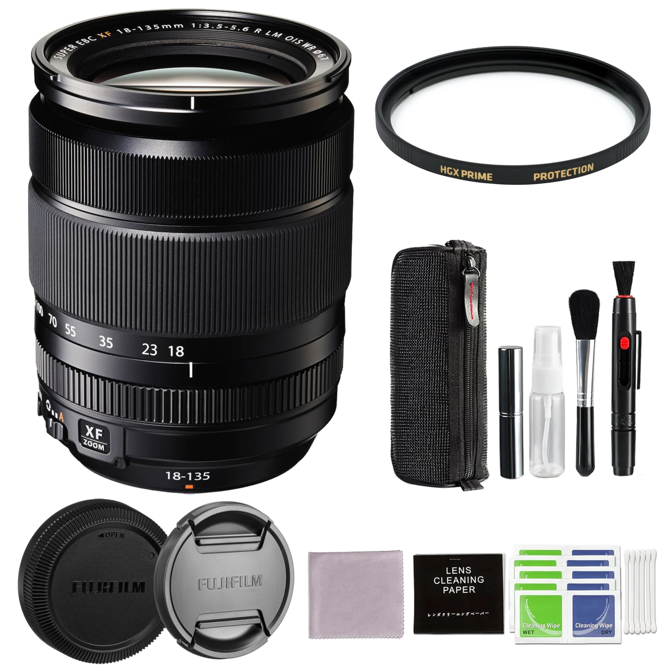 Fujifilm XF 18-135mm F3.5-5.6 R LM OIS WR Lens Bundle w