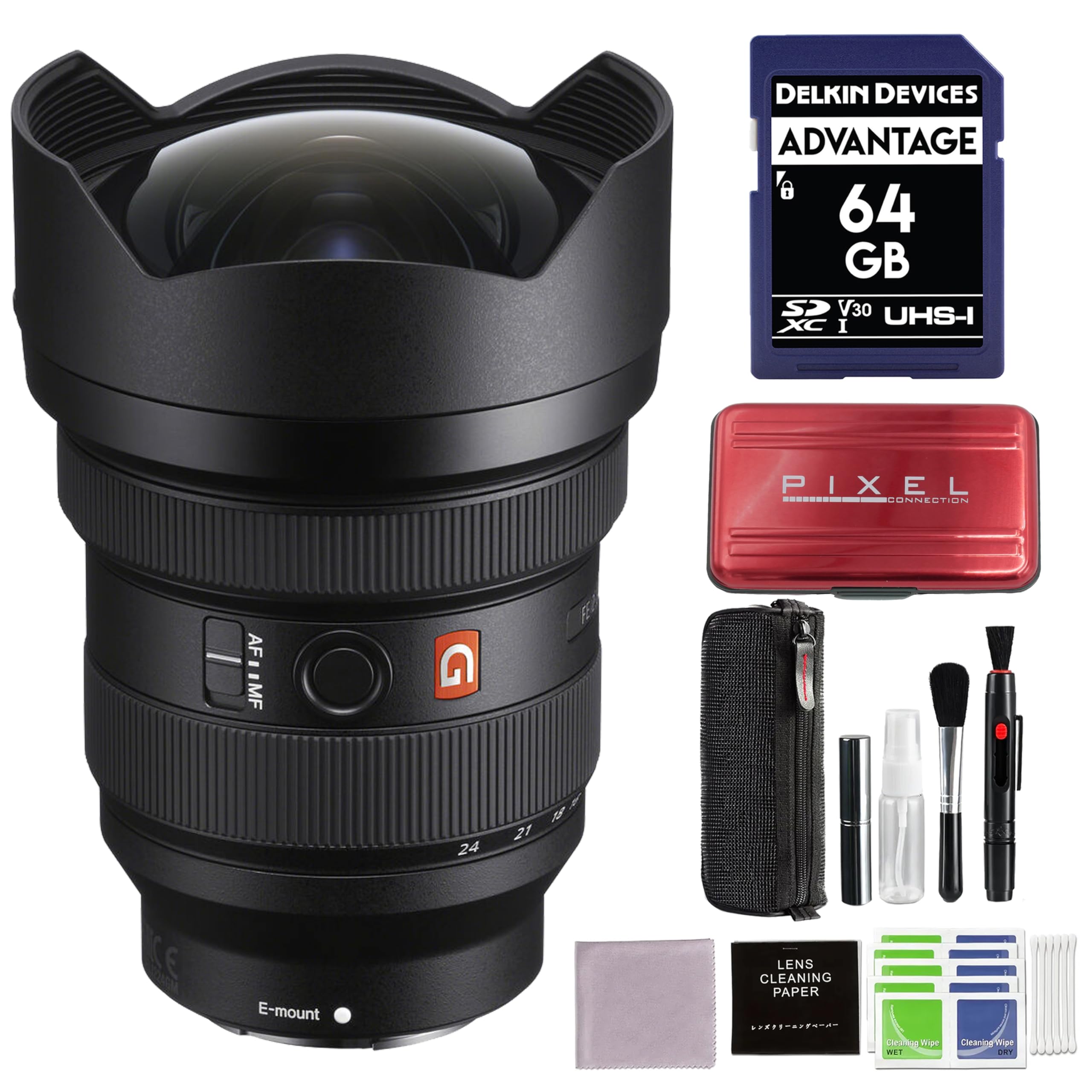 Sony FE 12-24mm F2.8 G Master Zoom Lens (SEL1224GM) Bundle with 