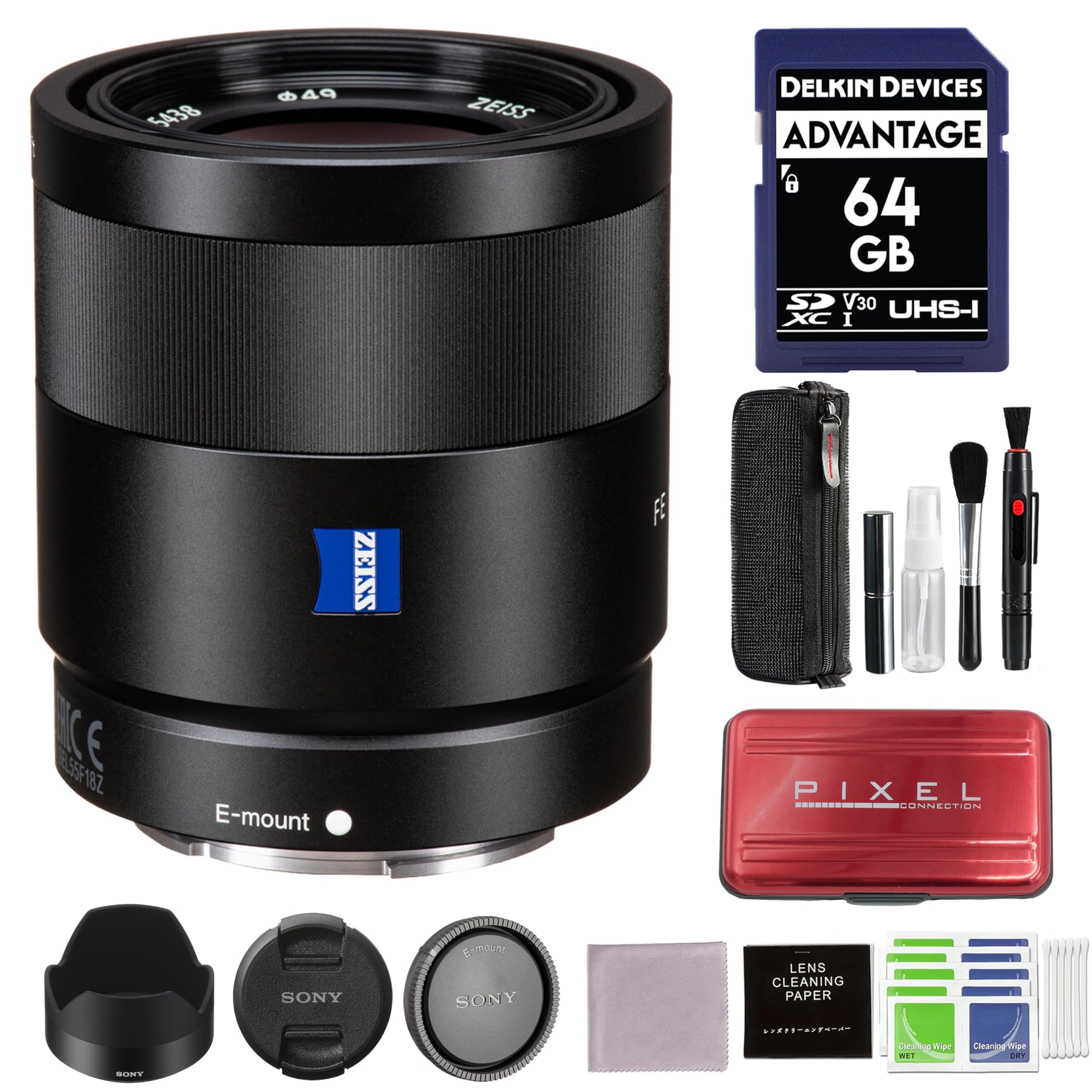 Sony 55mm F1.8 Sonnar T FE ZA Full Frame Prime Lens Bundle | eBay